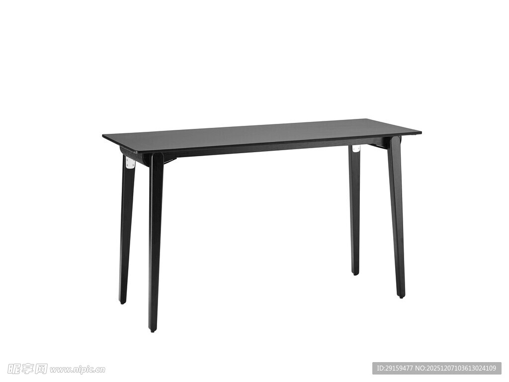 简约黑色现代风格长桌
