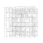 抽象线条网格结构图案