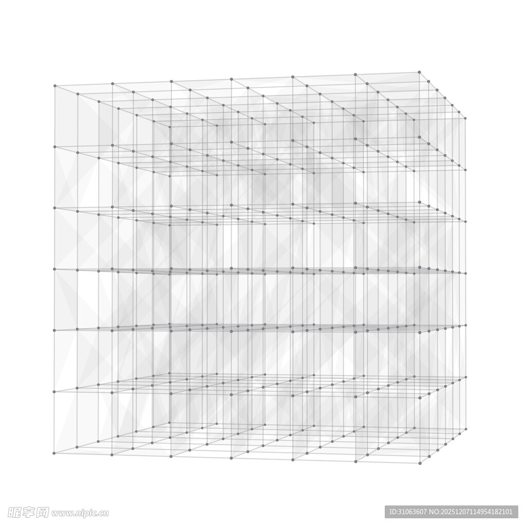 抽象线条网格结构图案