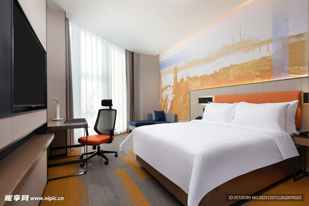 现代简约风格酒店客房
