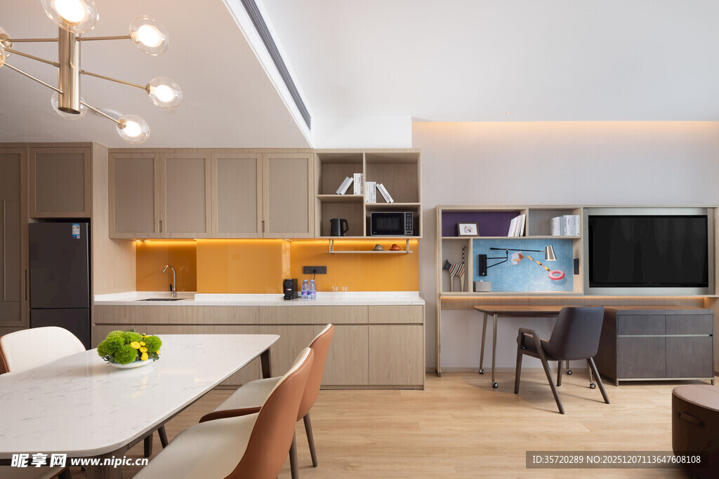 现代简约风格开放式厨房