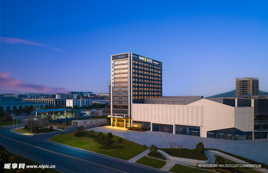 城市建筑群的美丽天际线