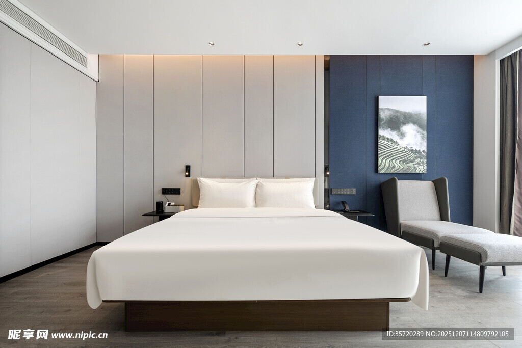 现代简约风格卧室空间