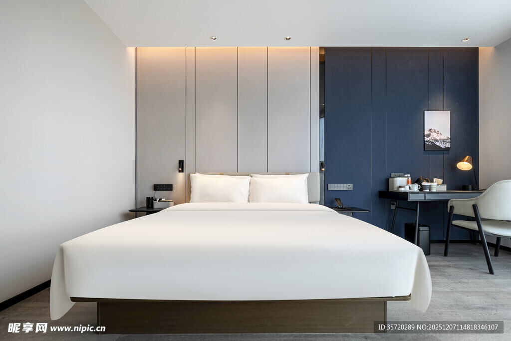 现代简约风格的舒适卧室