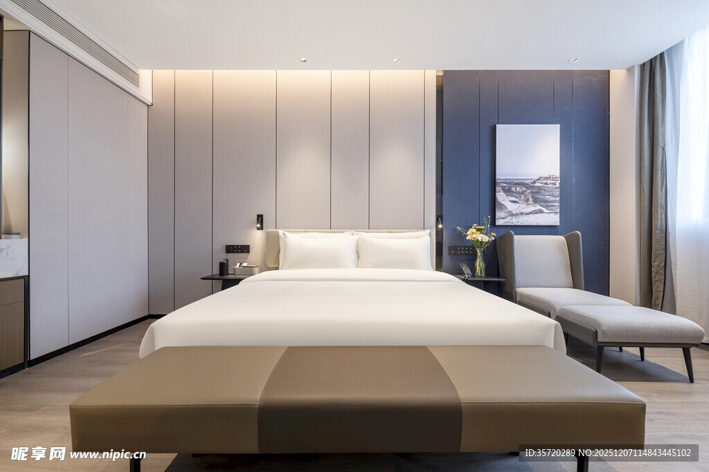 现代简约风格卧室空间