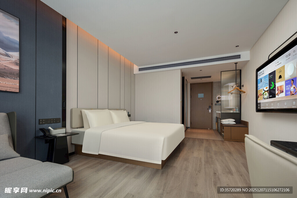 现代简约风格酒店客房