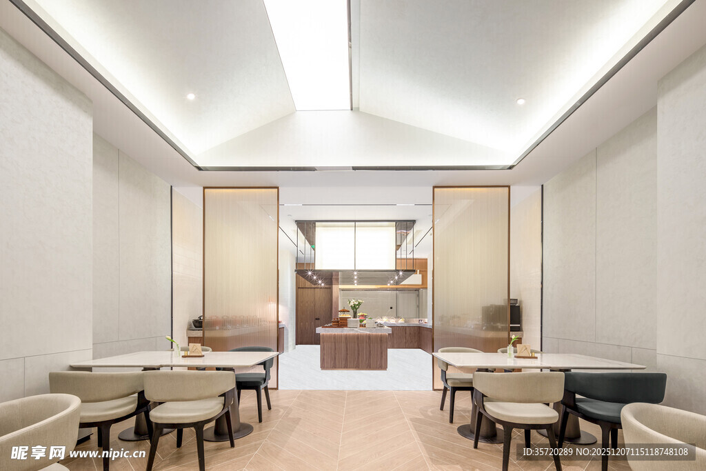 现代简约风格的室内休息区