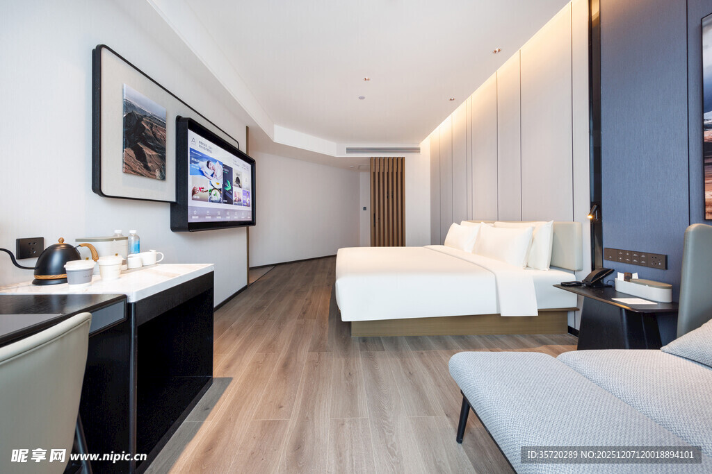 现代简约风格酒店客房