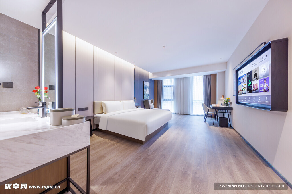 现代简约风格豪华酒店客房