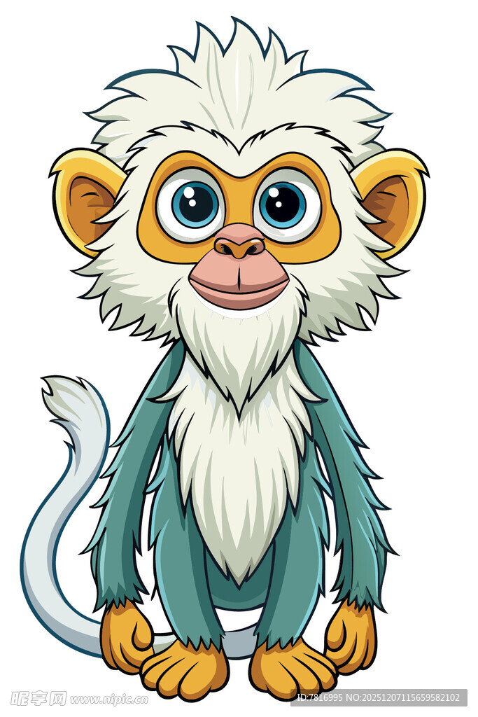 可爱小猴卡通形象