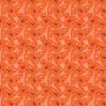 橙色花卉图案背景纹理