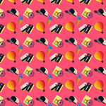 多彩时尚配饰无缝图案