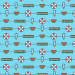 海洋主题无缝图案设计