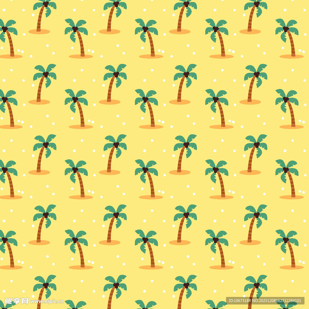 热带棕榈树图案背景