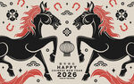 2026马年传统风格装饰画