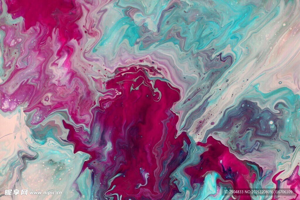 梦幻流体艺术色彩图案