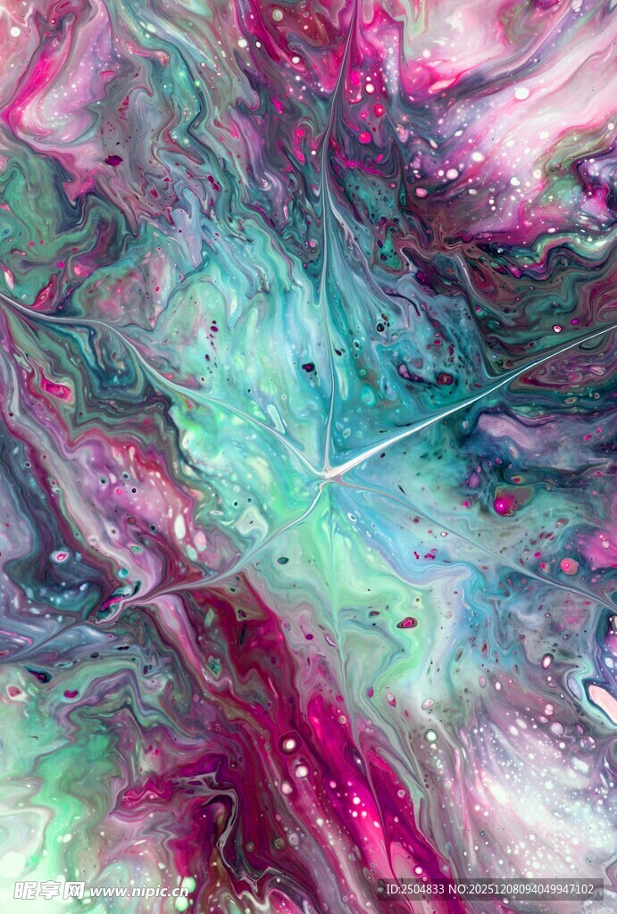 梦幻炫彩流体艺术纹理