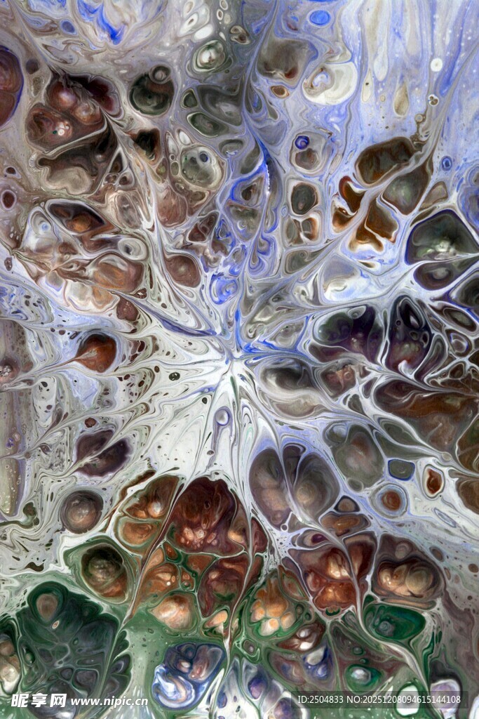 微观植物细胞结构特写