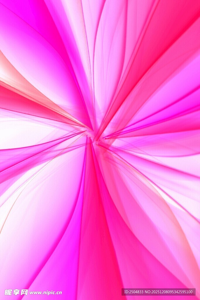 梦幻粉色放射状纹理图案