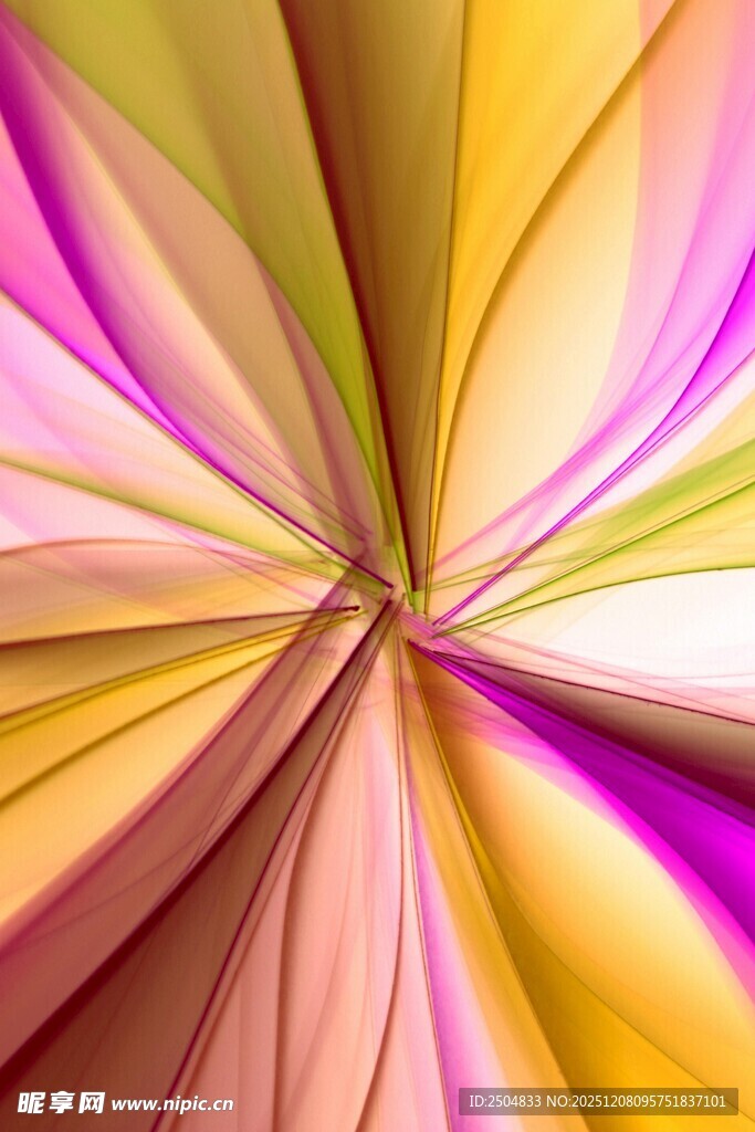 绚丽多彩的抽象几何图案