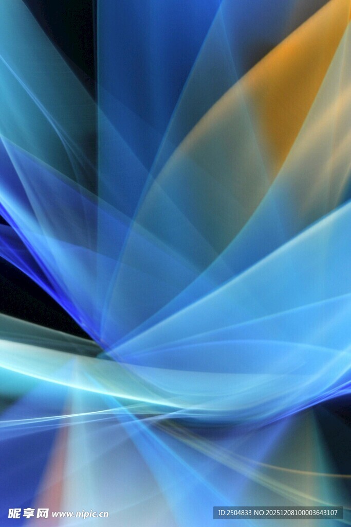 梦幻炫彩抽象光影背景