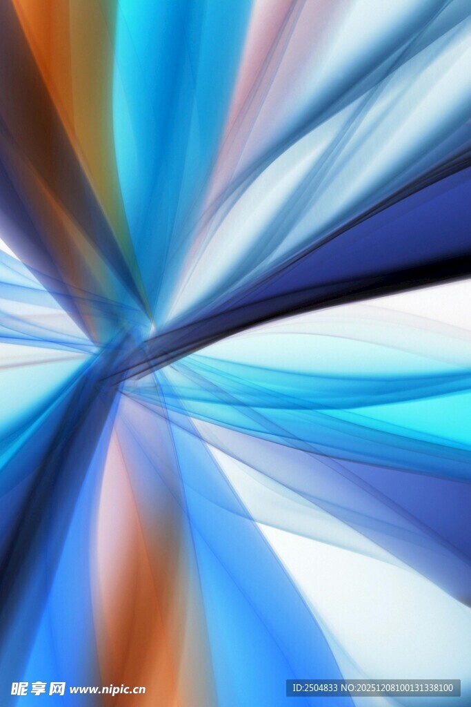 炫彩放射状抽象背景图案