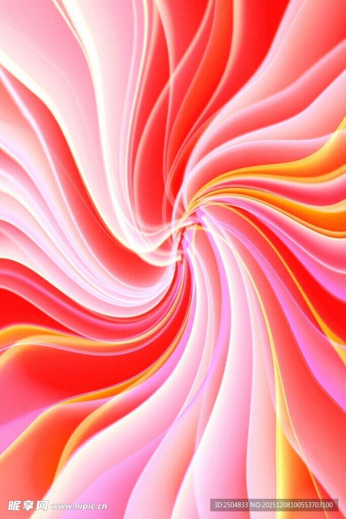 绚丽多彩的抽象旋流图案