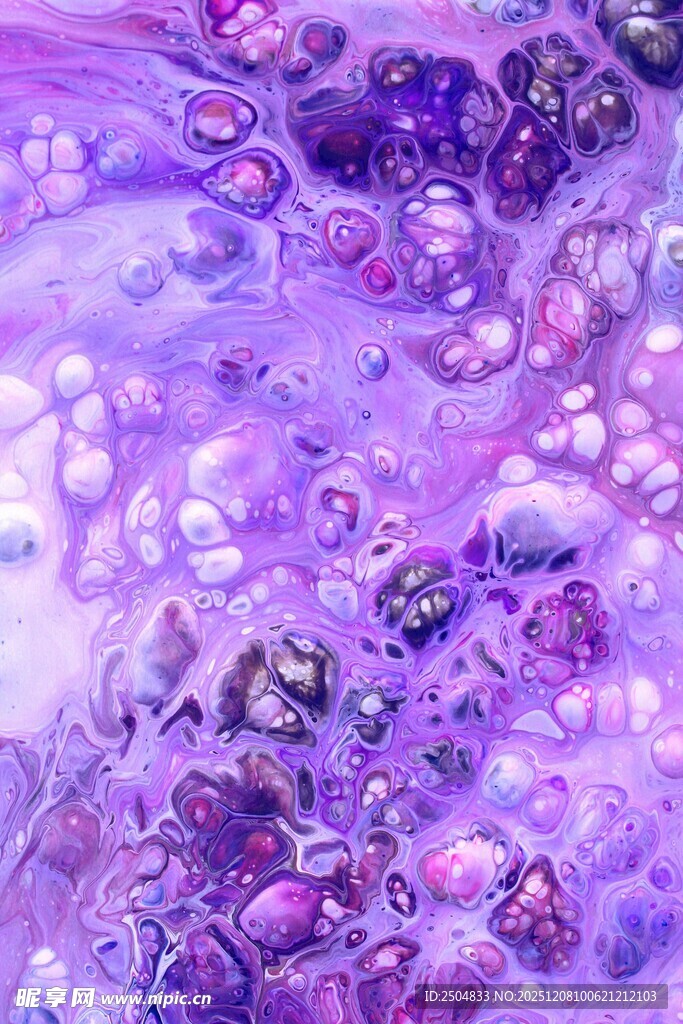梦幻紫色流体艺术纹理