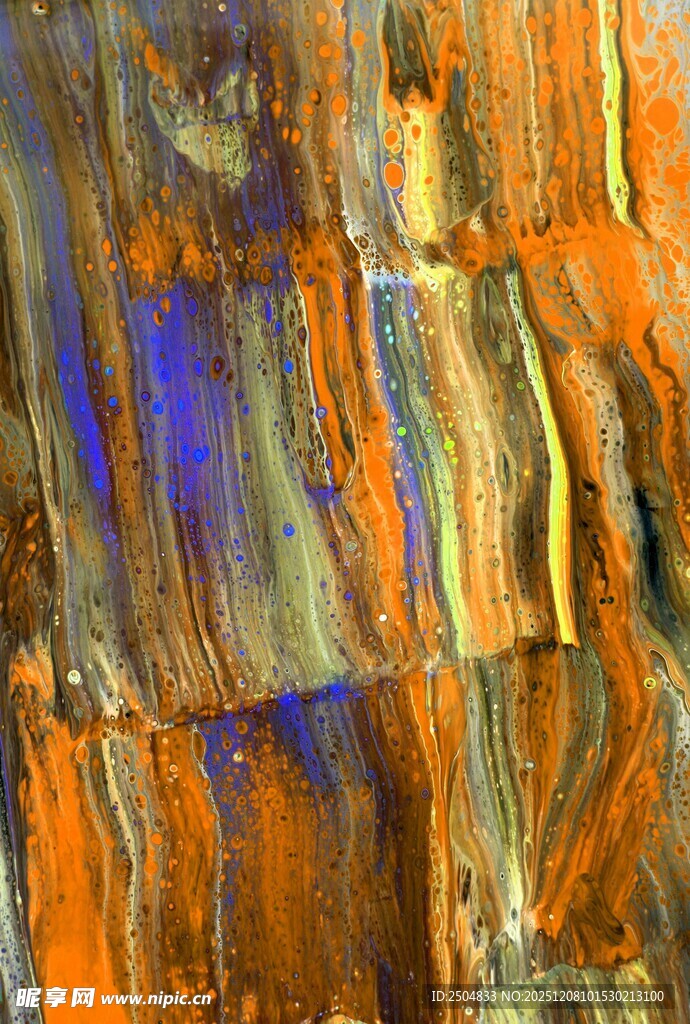 抽象多彩纹理艺术画面