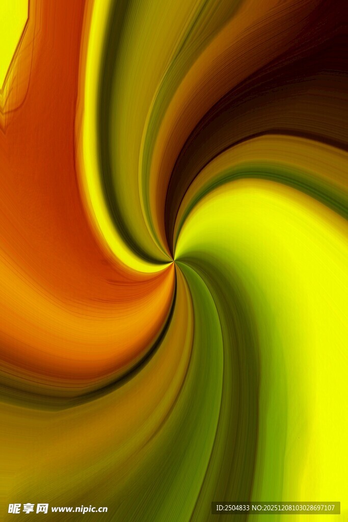绚丽色彩螺旋抽象图案