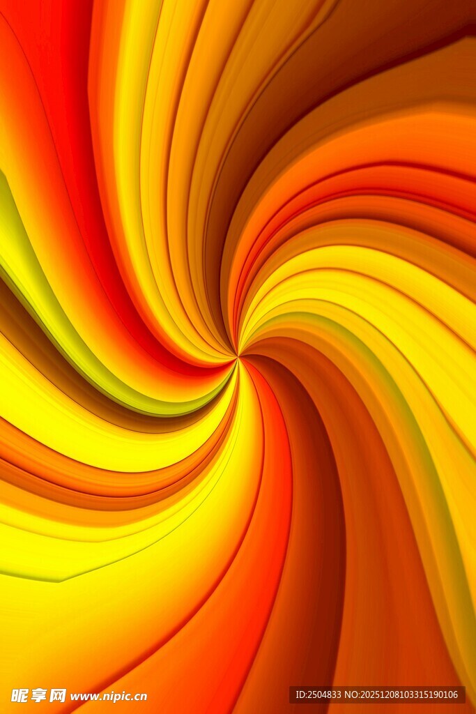 绚丽多彩的旋涡图案