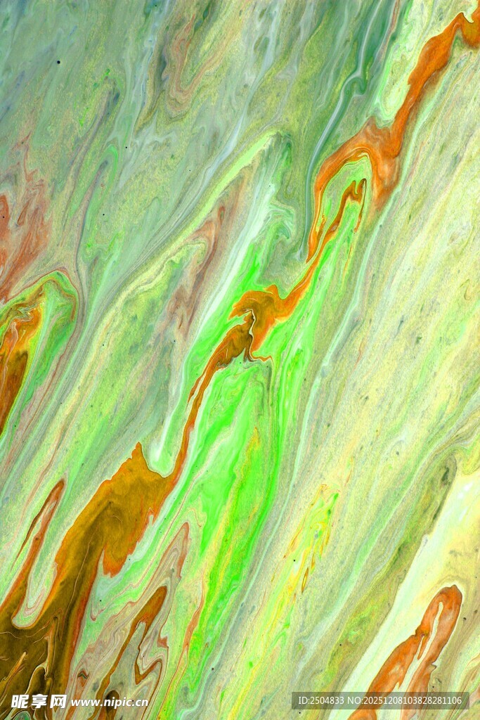 抽象多彩流体艺术画面