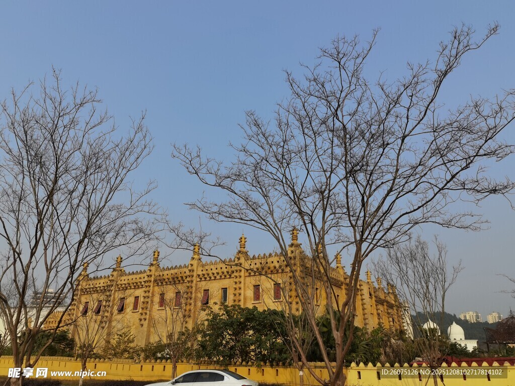 欧式古堡建筑景观