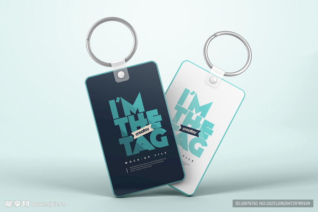 钥匙牌样机图片