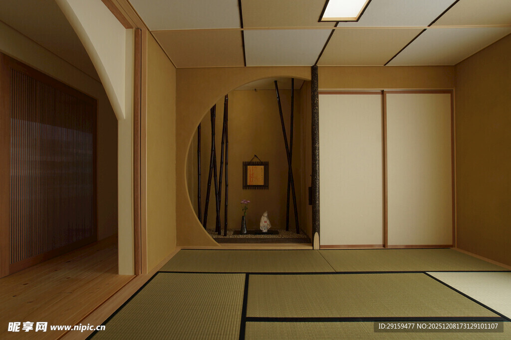 日式简约风格室内空间