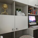 简约现代风的书房一角