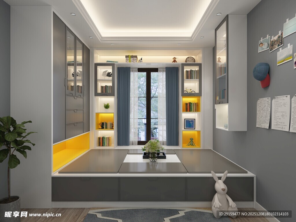 现代简约风客厅室内设计