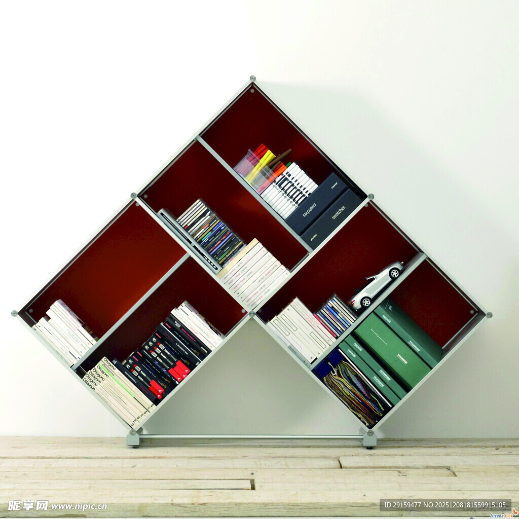 创意几何造型书架