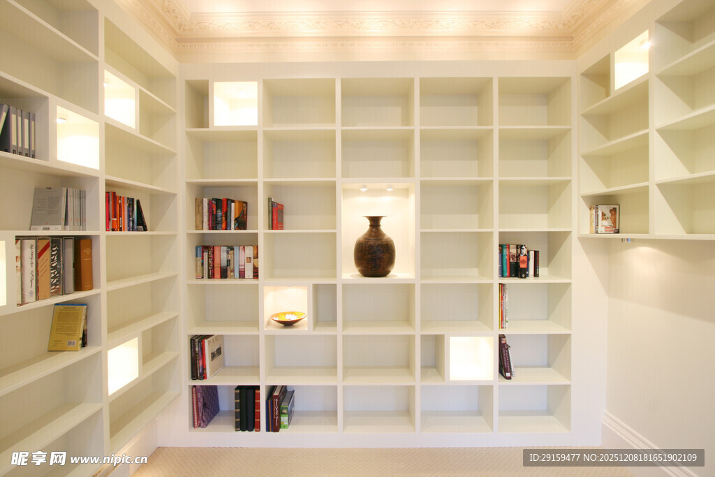 简约明亮的现代风格书房