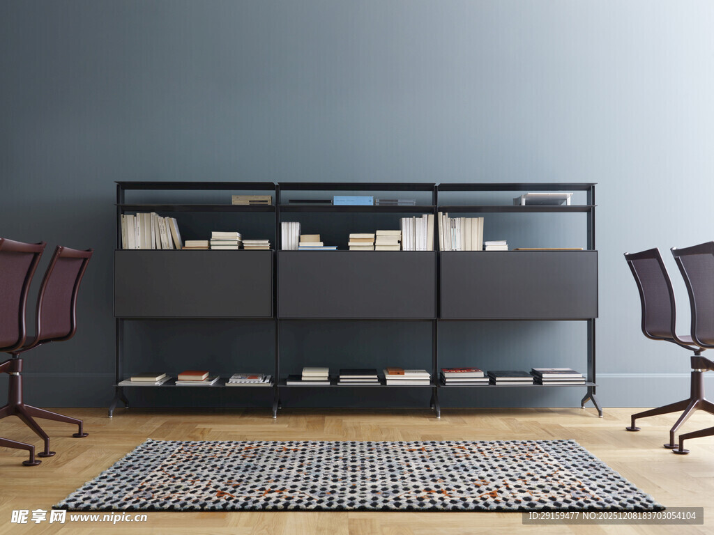 现代简约风格储物柜场景