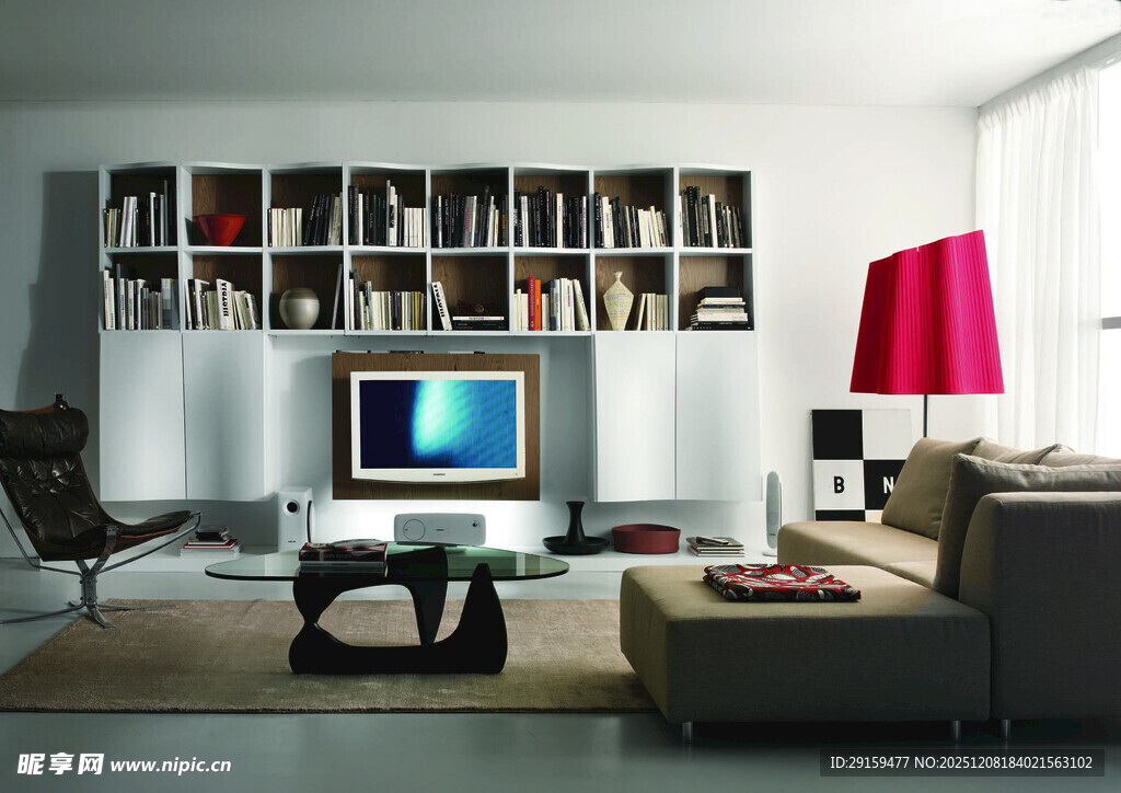 现代简约风客厅家居场景