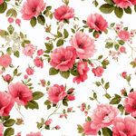 粉色花卉图案背景