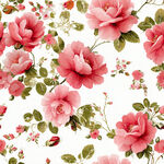 粉色花卉图案背景