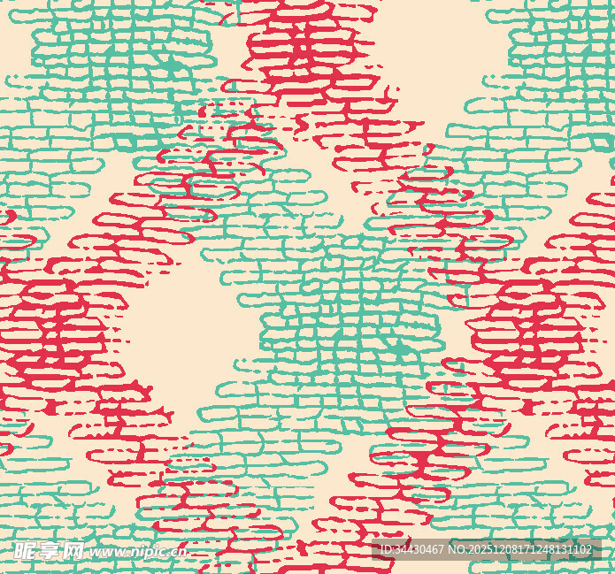 几何图案复古风织物纹理