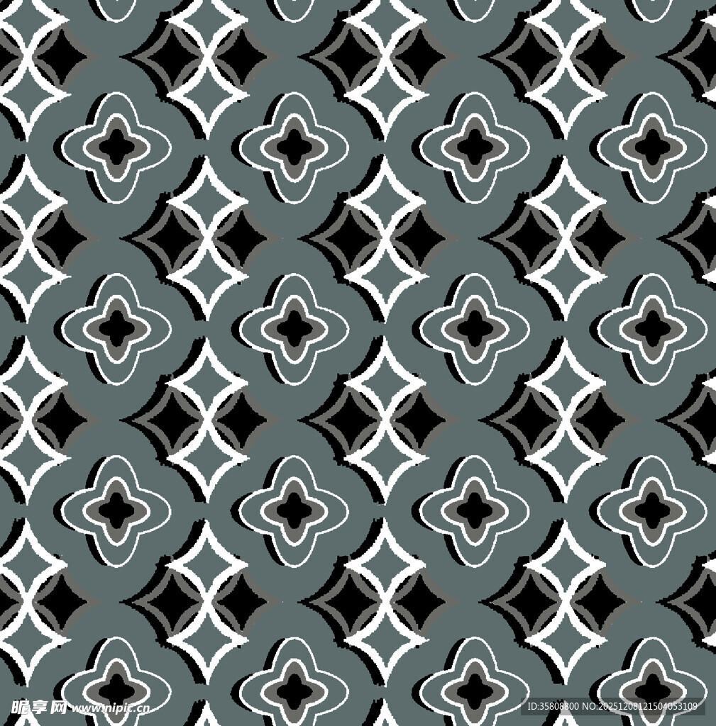 几何图案无缝花纹背景