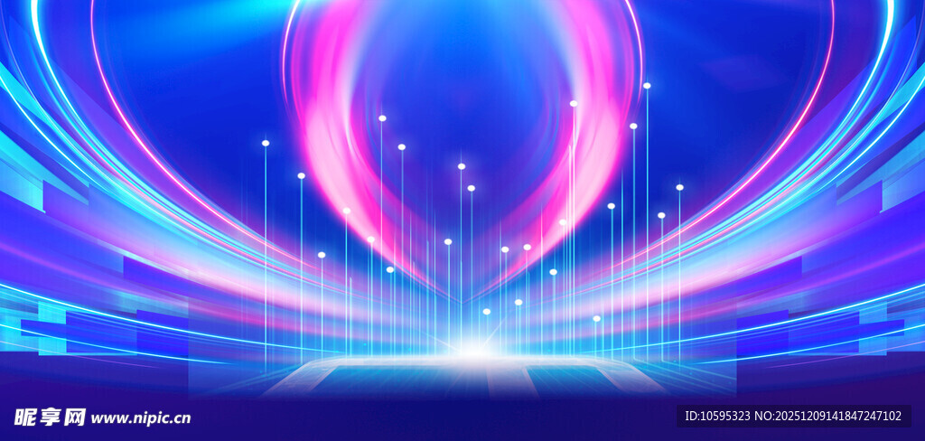 炫彩科技感背景