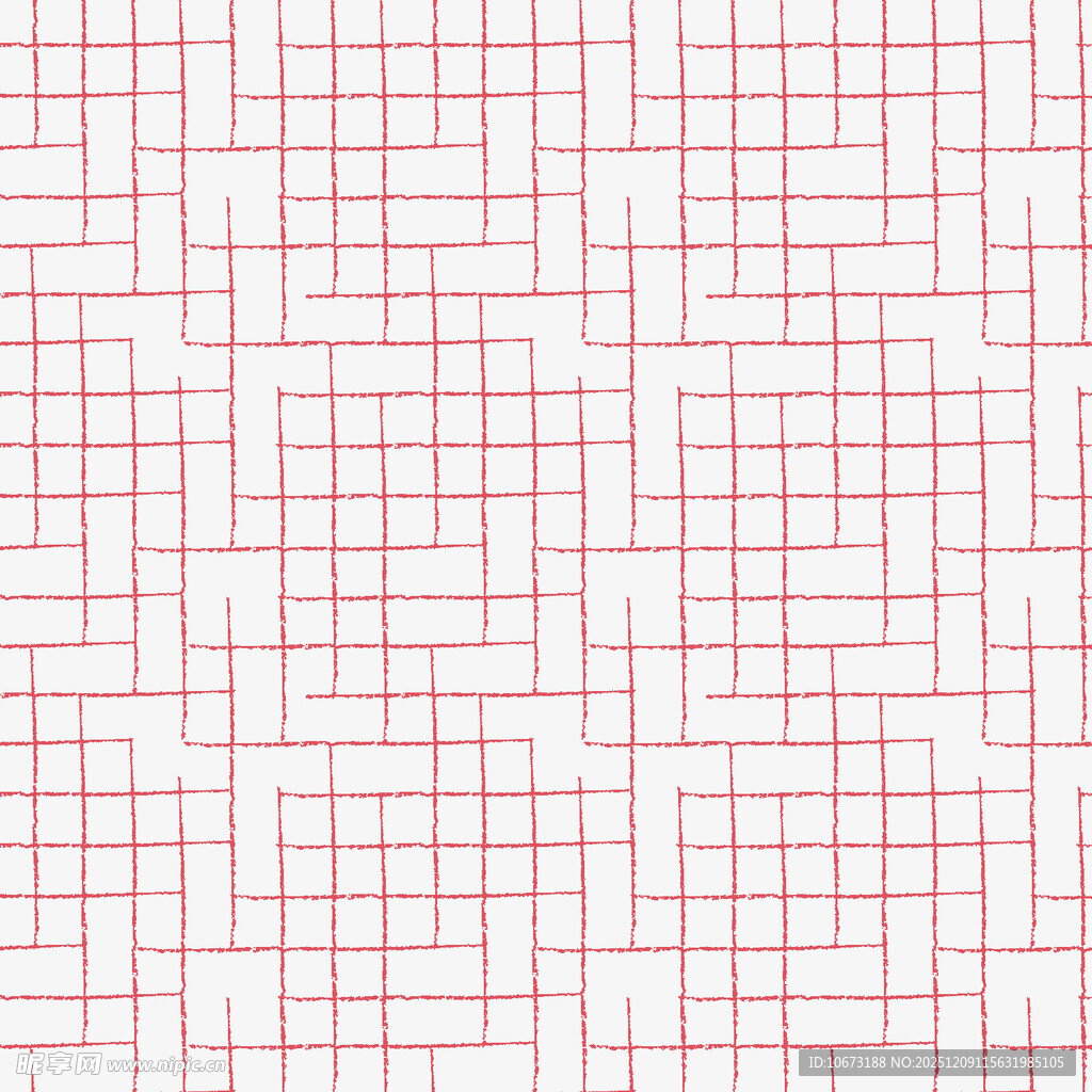 粉色几何线条无缝图案