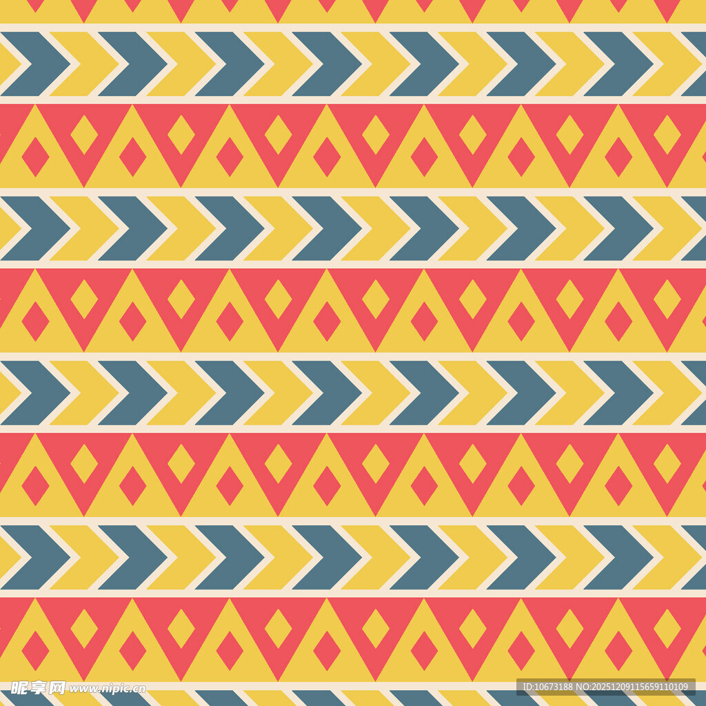 几何图案彩色箭头背景图