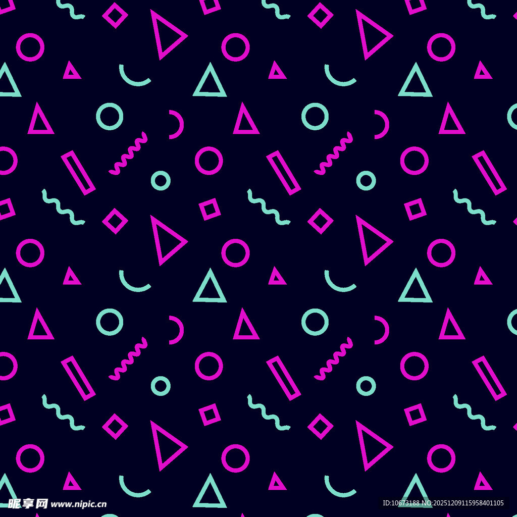 几何图案构成的绚丽背景