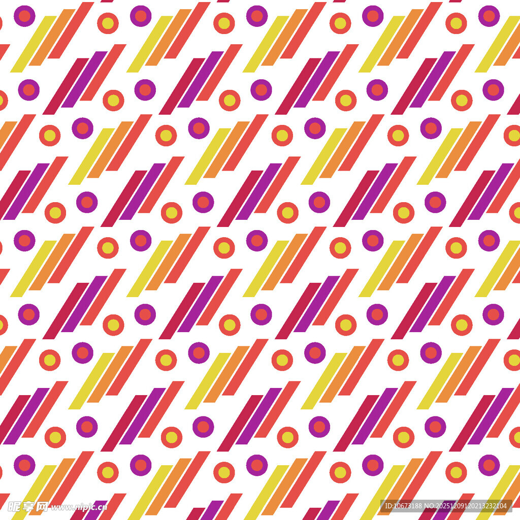 彩色条纹波点图案背景